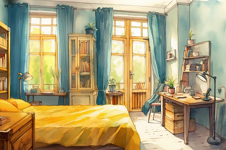 Zu den räumlichen Voraussetzungen einer 24-Stunden Pflege gehört das eigene Zimmer für die Pflegekraft